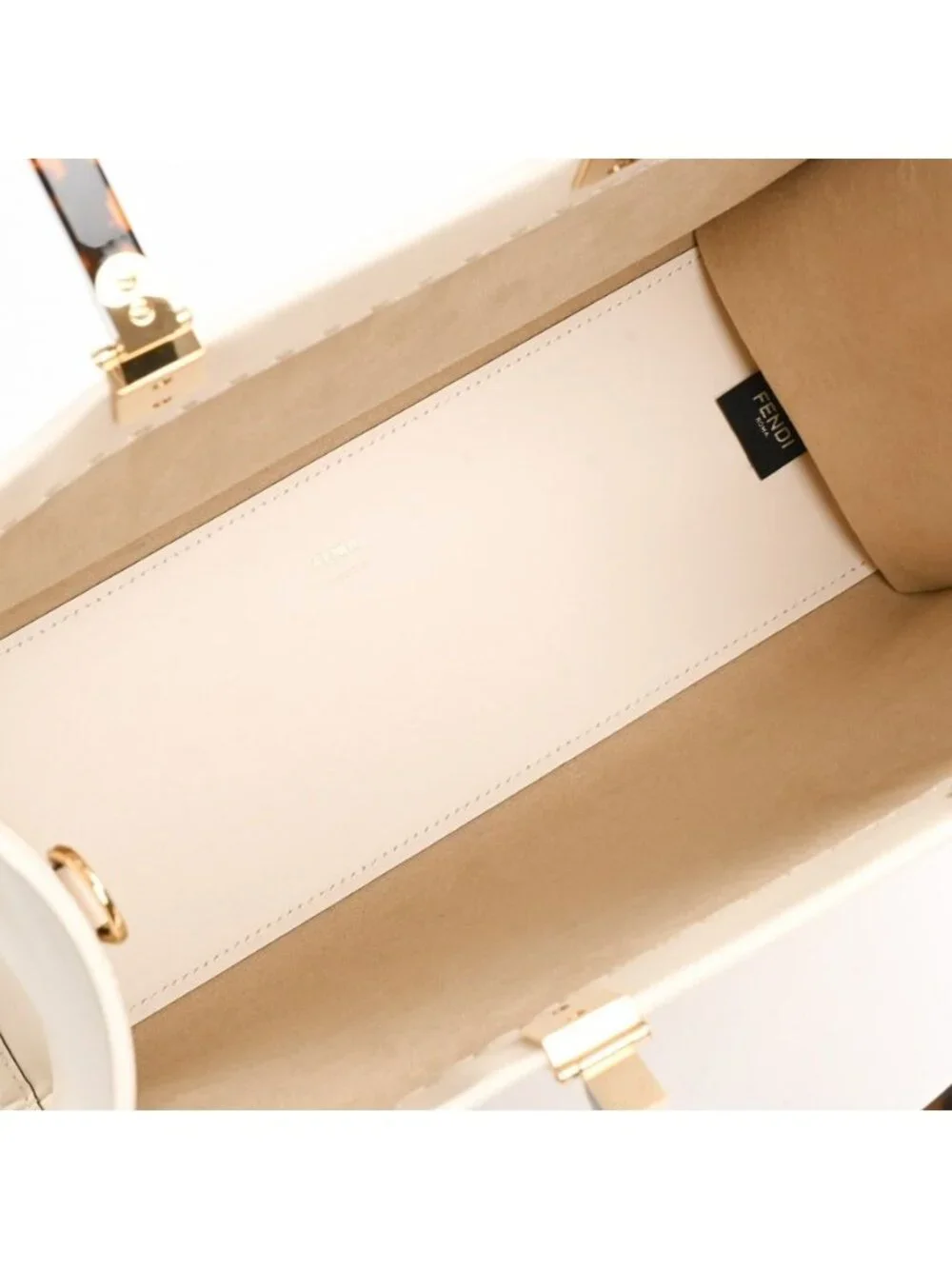 Fendi Tote Sunshine Ivory